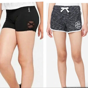 Justice- Set of Black Shorts Girl’s Size S/7